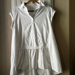White Sleeveless Women's Top